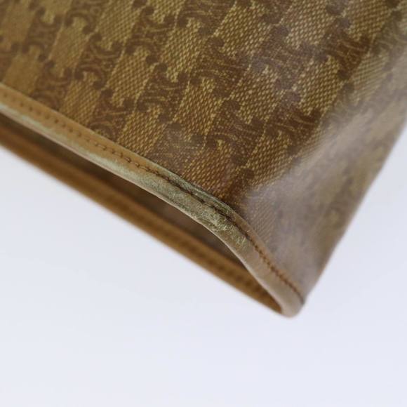 CELINE Macadam Canvas Clutch Bag Beige Auth 70658 - Picture 16 of 16